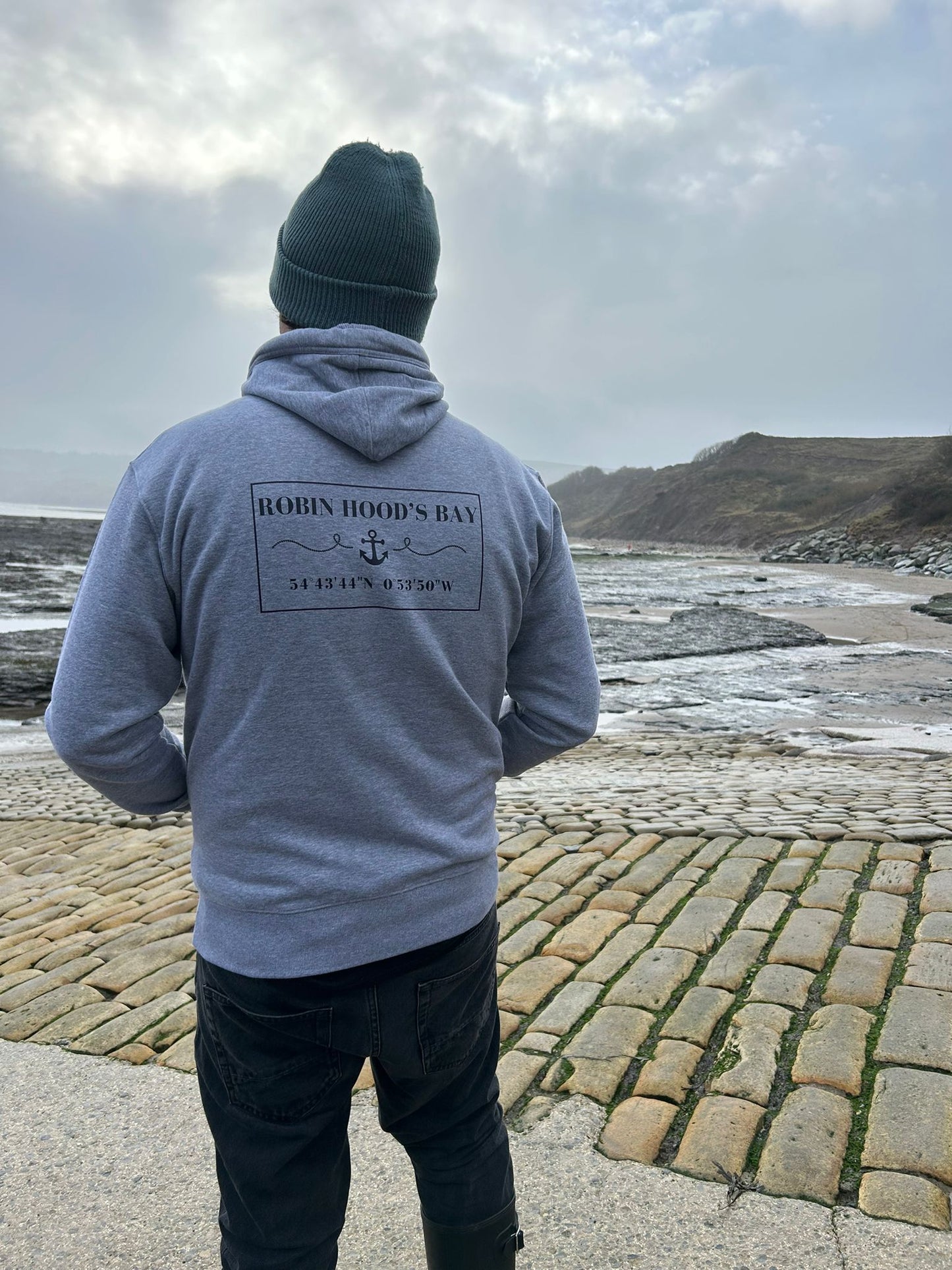The Robin Hood's Bay Hoodie (Grey)