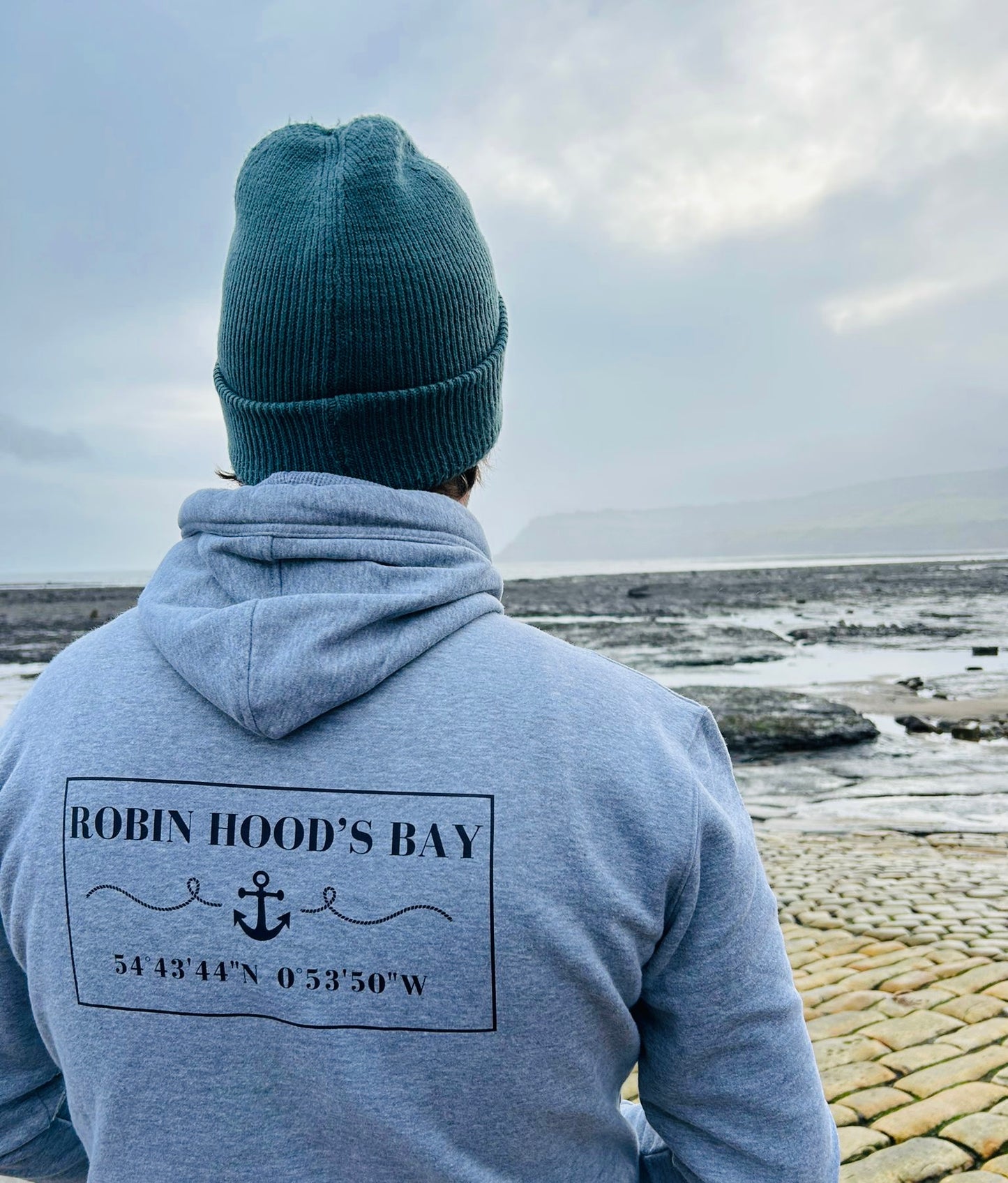 The Robin Hood's Bay Hoodie (Grey)
