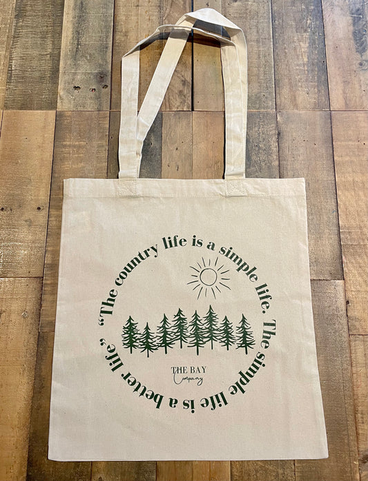 The simple life shopping tote bag from The Bay Company