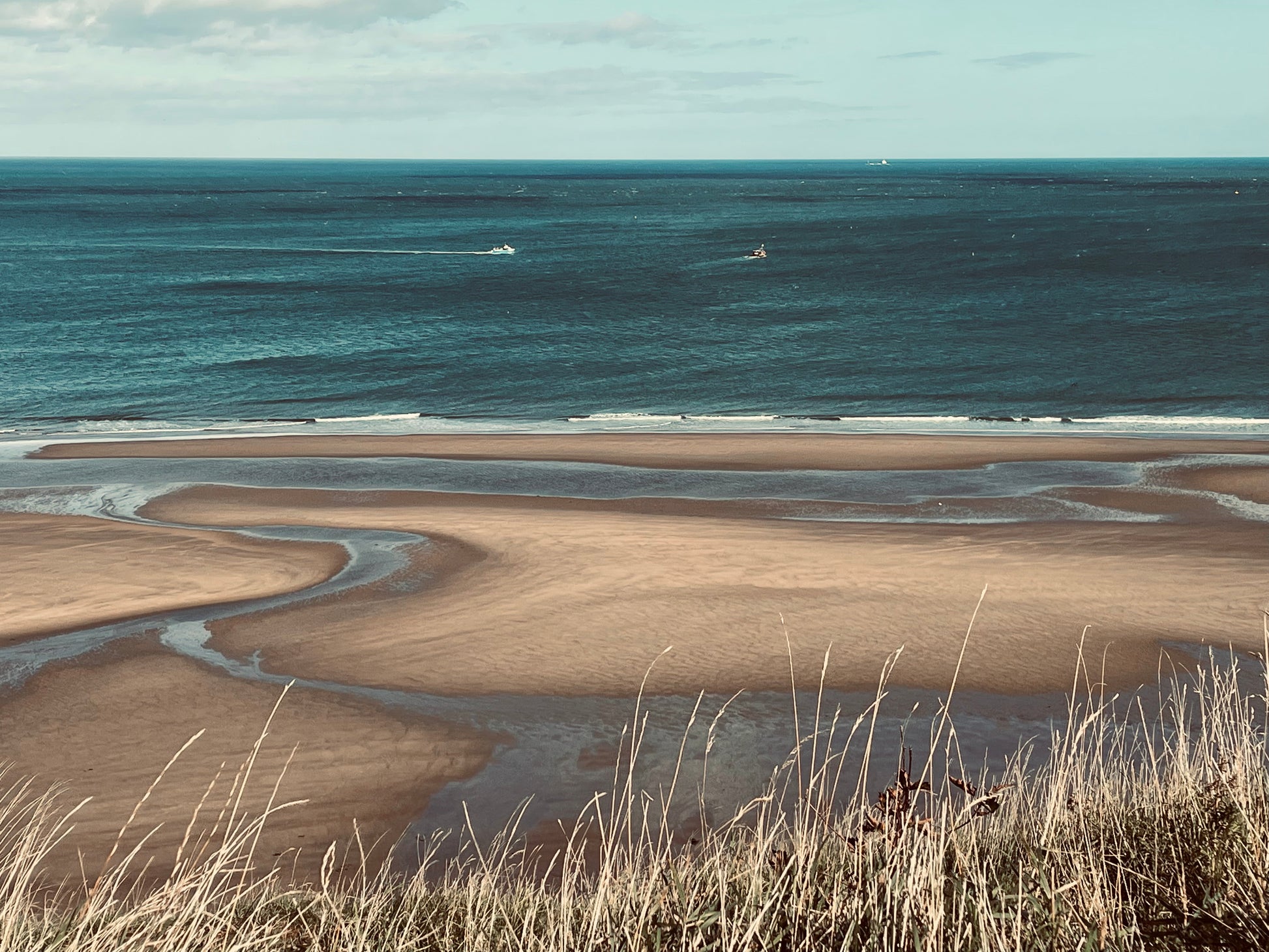 A print of Whitby beach on the Yorkshire Coast