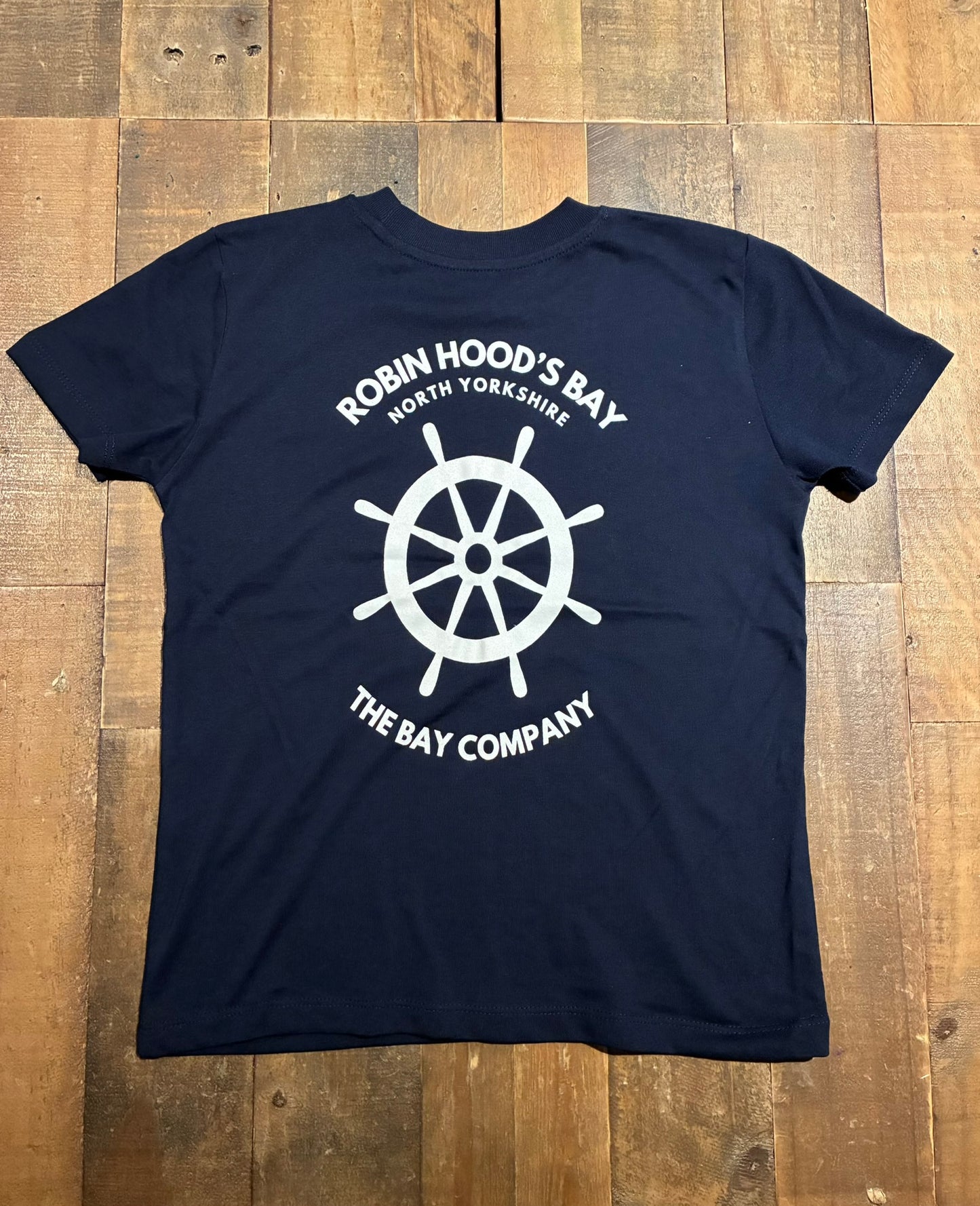 The Kid's Robin Hood's Bay Wheel T-shirt