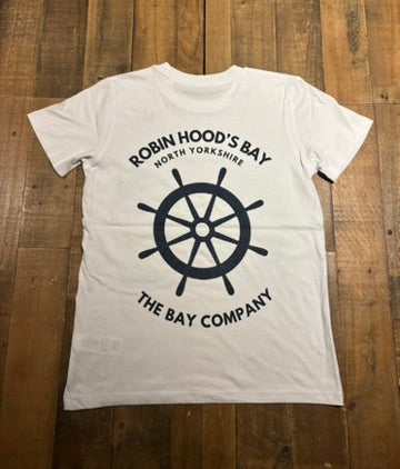 The Kid's Robin Hood's Bay Wheel T-shirt