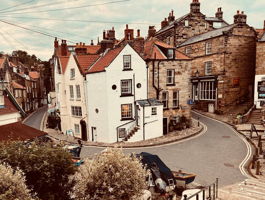 An image of the dock in Robin Hood’s Bay (North Yorkshire)